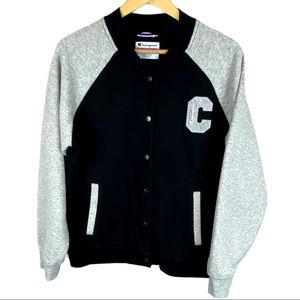 CHAMPION Heritage Bomber Varsity Letter Jacket